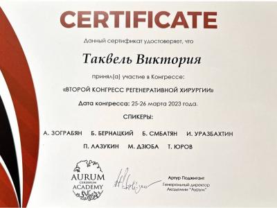 Таквель Виктория Александровна 