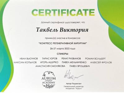 Таквель Виктория Александровна 