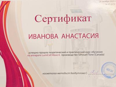 Иванова Анастасия Дмитриевна  